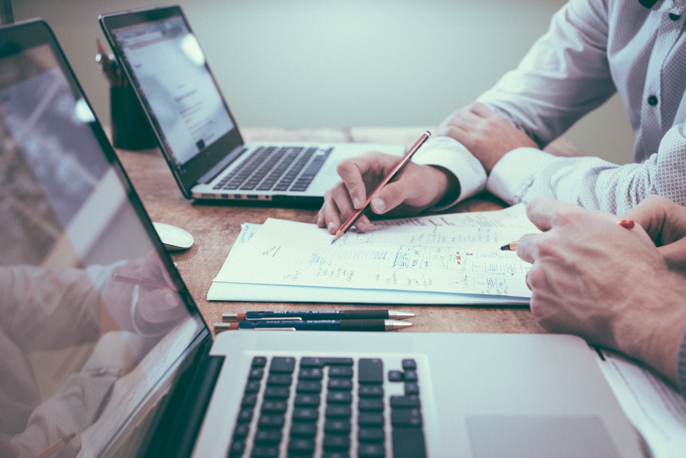 Detailed planning documents prepared for construction and bidding